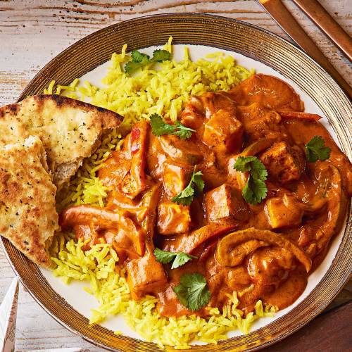 Tinned tomato soup paneer curry