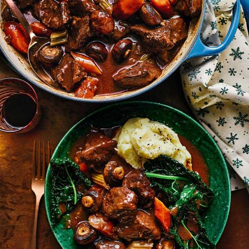 Mulled beef bourguignon 