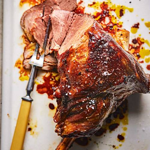 Marmite roasted lamb