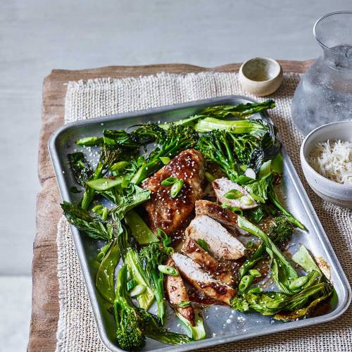 Chinese chicken traybake