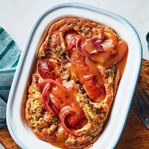 Herby air-fryer toad-in-the-hole