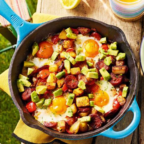 Chorizo breakfast hash