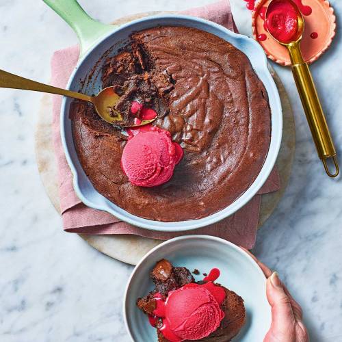 Buckwheat pan brownie