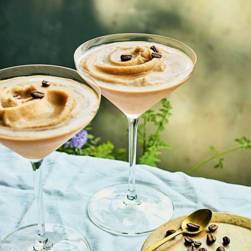 Creamy frozen espresso martini