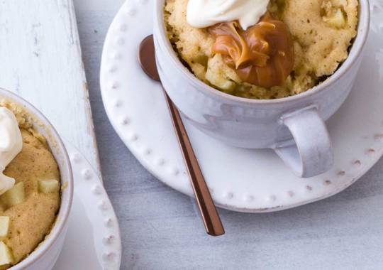 Mugs cakes ready in minutes 