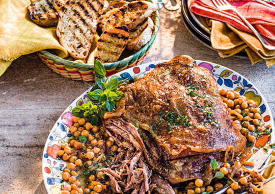 José Pizarro's Easter menu serving six 