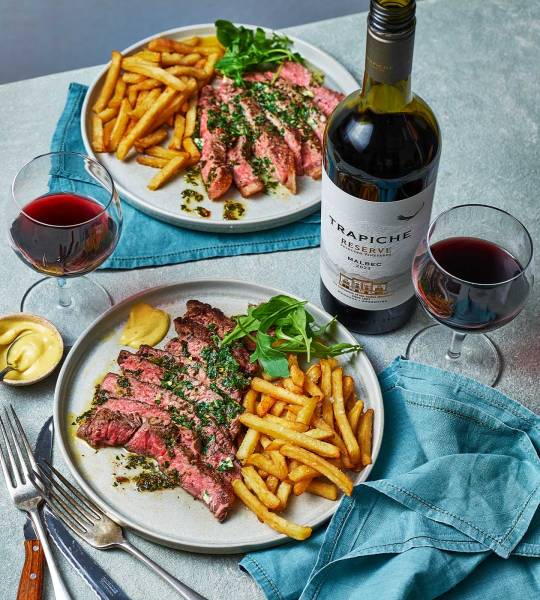 Sponsored: Steak frites with chimichurri butter