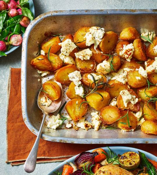 Sponsored: Tangy feta roast potatoes