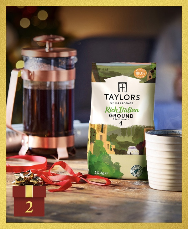 Day 2 WIN a year's supply of Taylors of Harrogate Roast and Ground Coffee