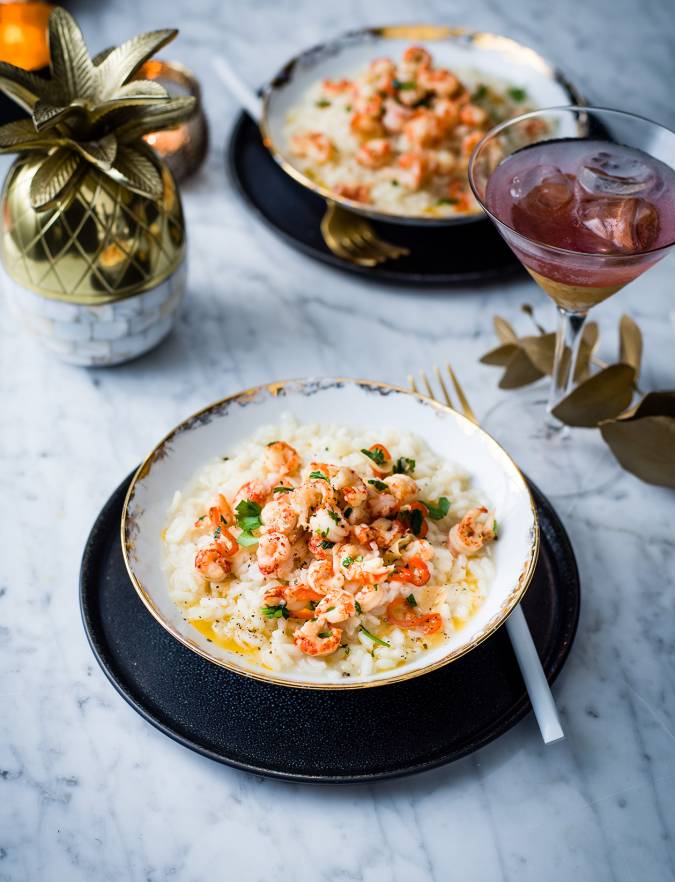 Crayfish and Champagne risotto recipe | Sainsbury&amp;#39;s Magazine