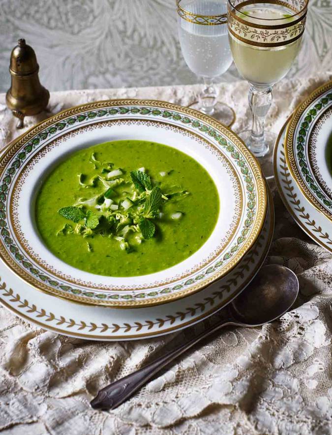 Recipe: Garden pea soup