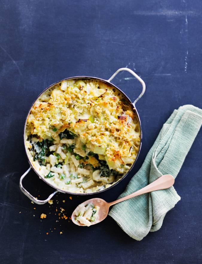 Recipe: Green vegetables mac 'n' cheese