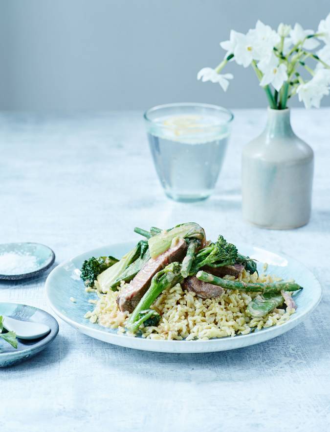 Recipe: Satay beef rice
