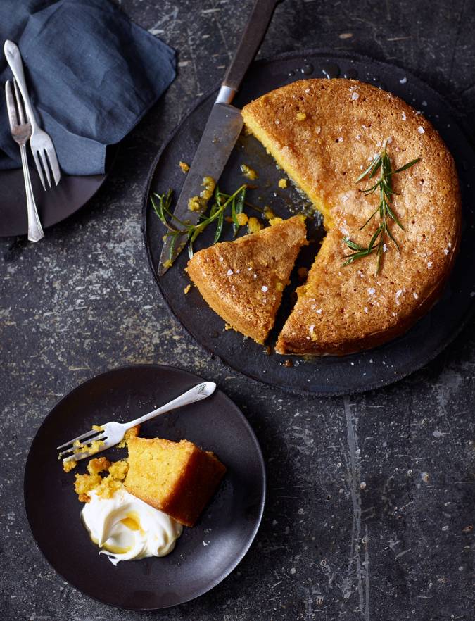 Recipe: Rosemary, olive oil and sea salt cake