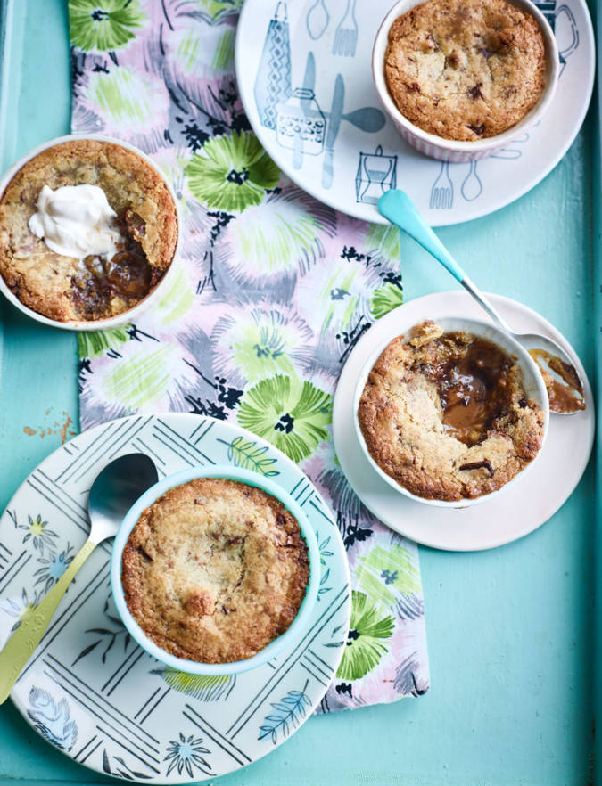 Recipe: Gooey ‘Snickers’ cookie pots