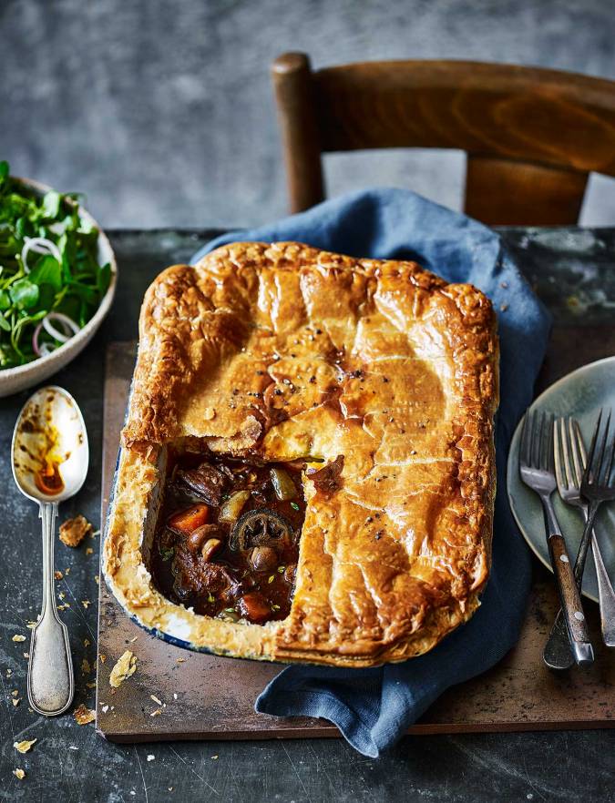 Recipe: Beef and ale pie with pickled walnuts