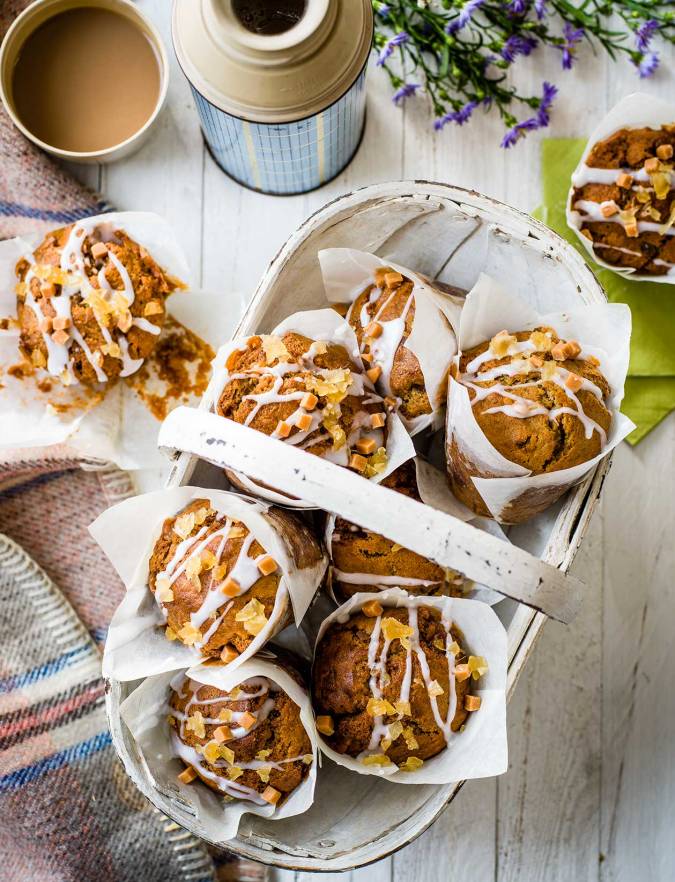 Recipe: Toffee ginger muffins