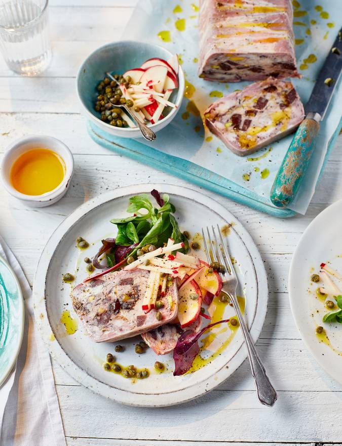 Recipe: Pork, pistachio and prune terrine