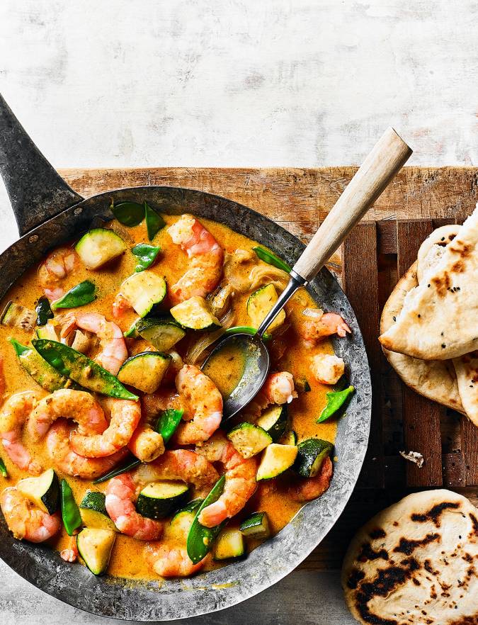 Recipe: Speedy coconut prawns