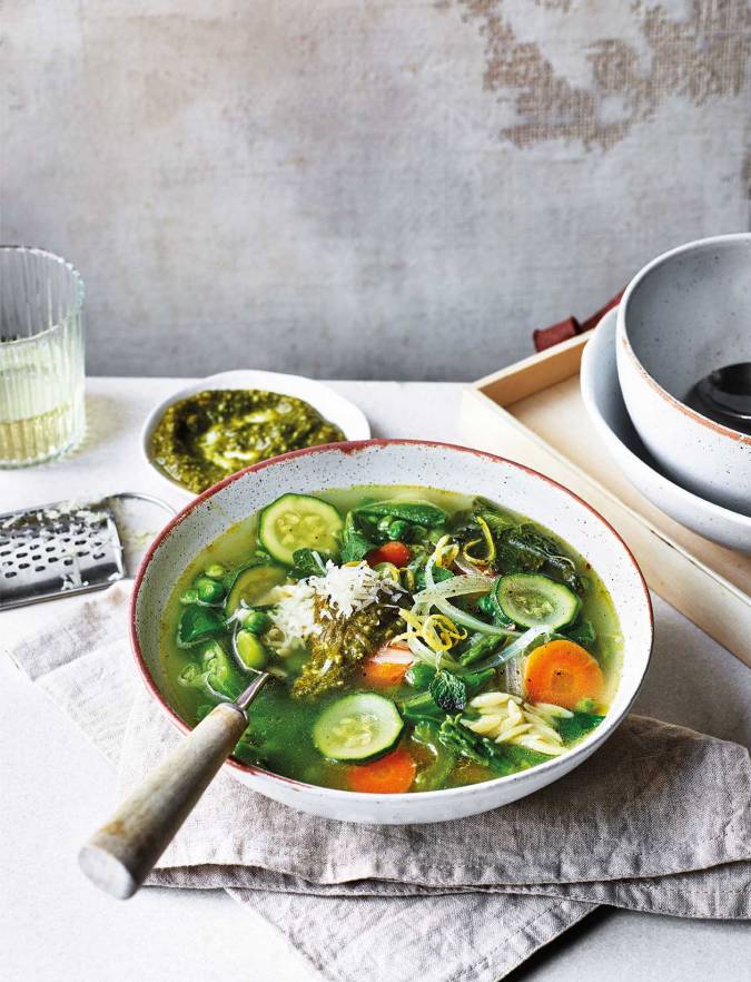 Recipe: Spring minestrone
