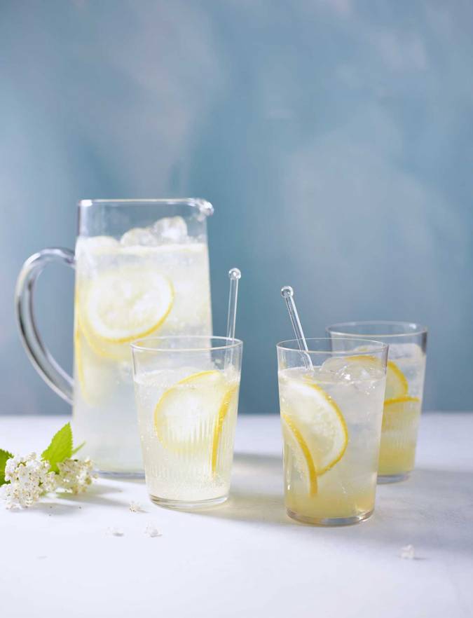 Recipe: Elderflower gin fizz