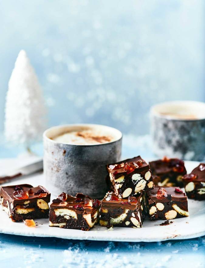 Recipe: Mince pie tiffin bites