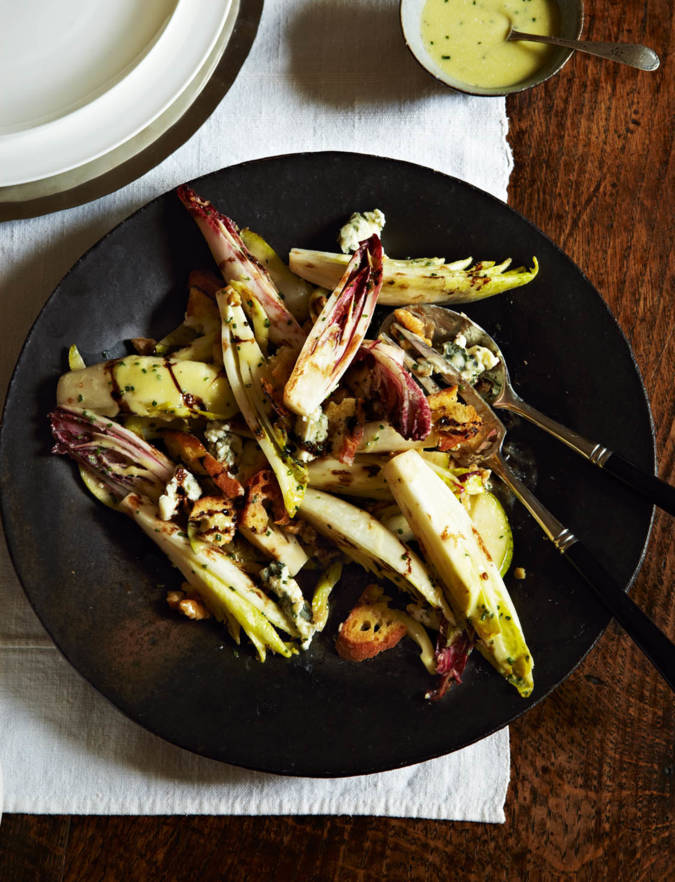 Recipe: Chicory, walnut and Roquefort salad