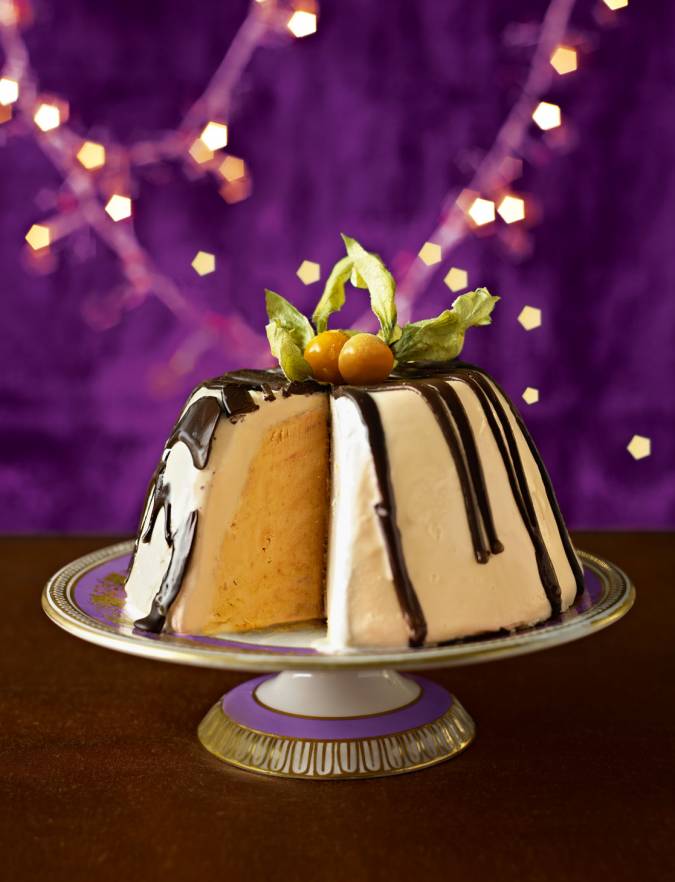 Recipe: Blood orange and chocolate ice cream bombe