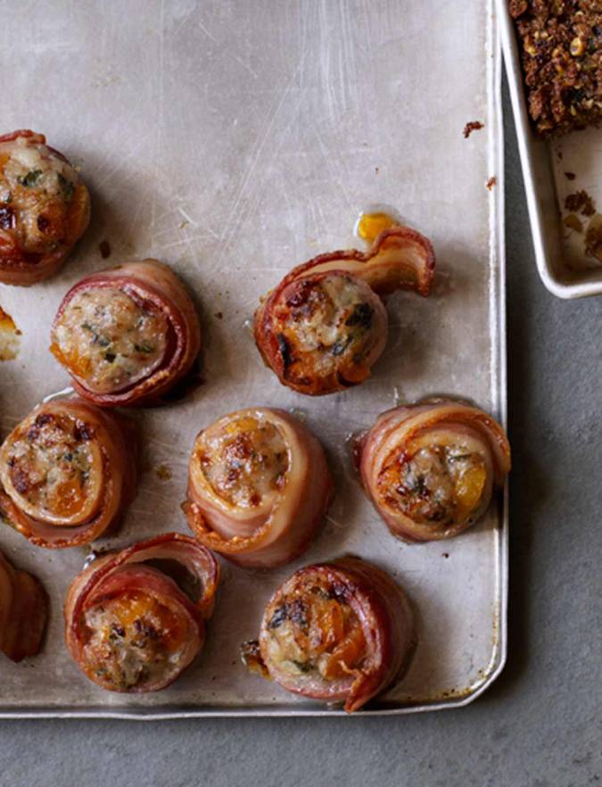 Recipe: Pork, apricot and bacon stuffing balls