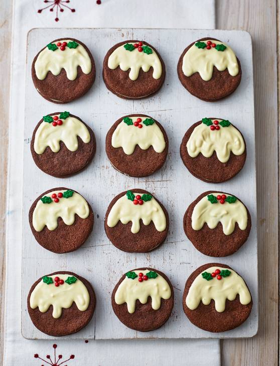 Recipe: Christmas pudding mint ‘Oreos’