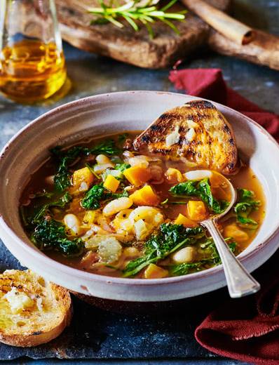 Recipe: Kale ribollita with griddled sourdough