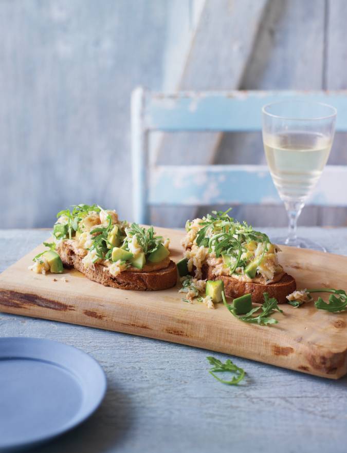 Open crab sandwich | Sainsbury's Magazine