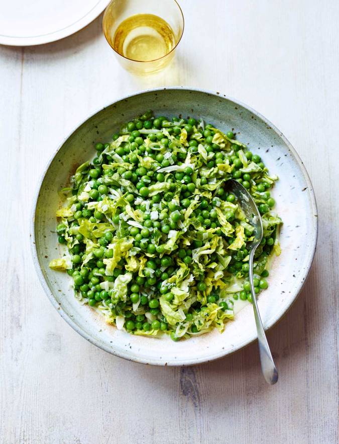 Recipe: Buttered peas with soft lettuce