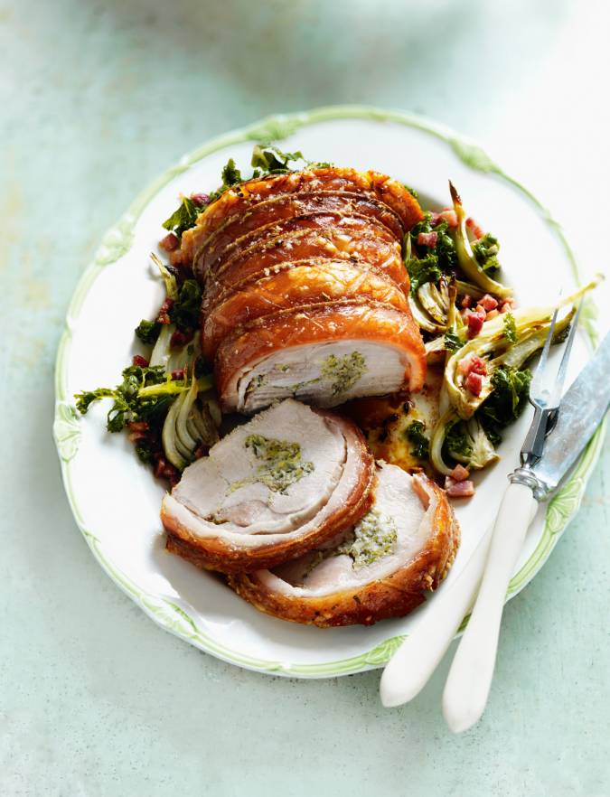 Recipe: Italian stuffed roast pork