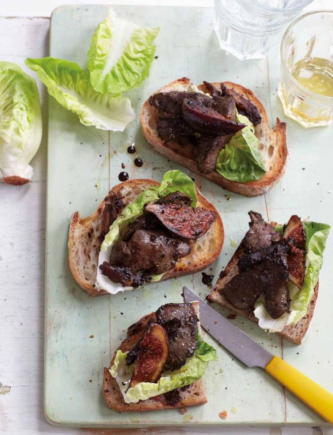 Recipe: Sticky chicken livers on toast