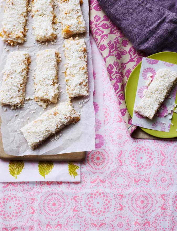 Recipe: No-bake Piña Colada fingers