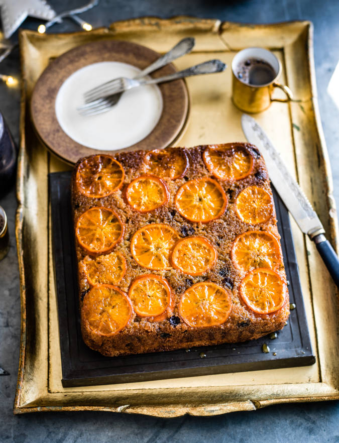 Recipe: Mincemeat, clementine and almond cake