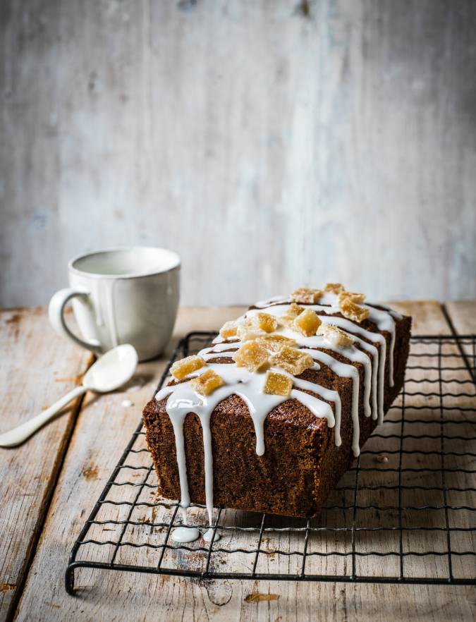 Recipe: Triple ginger loaf cake