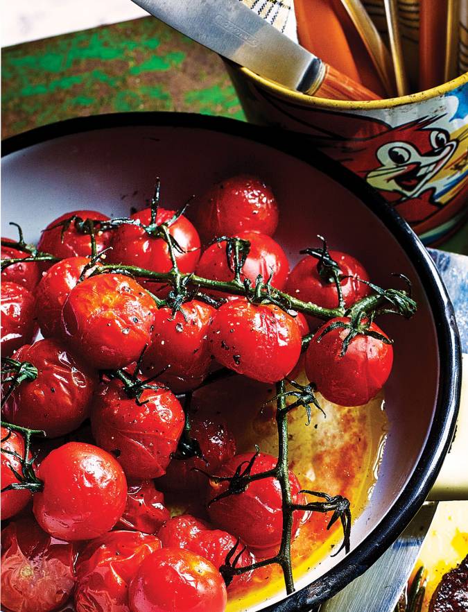Recipe: Roasted vine tomatoes