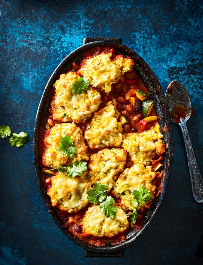 Recipe: Chilli bean cornbread cobbler