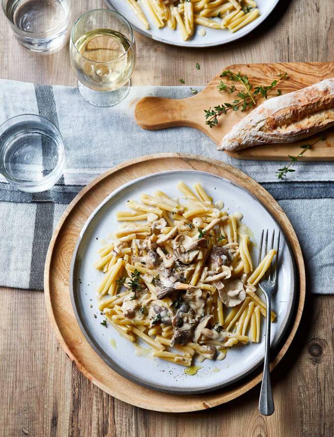 Recipe: Creamy miso mushroom casarecce