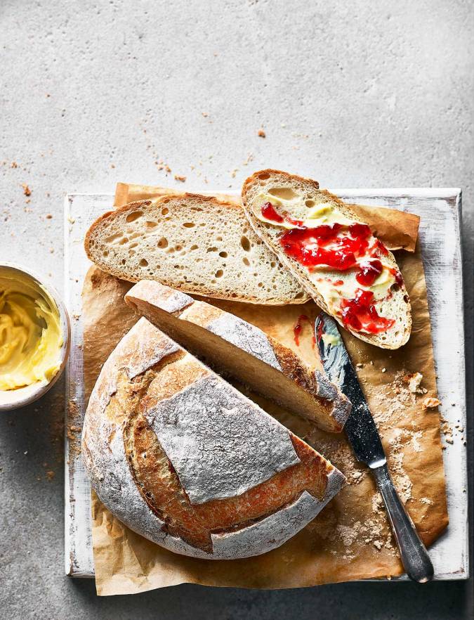 Recipe: Starter-free sourdough