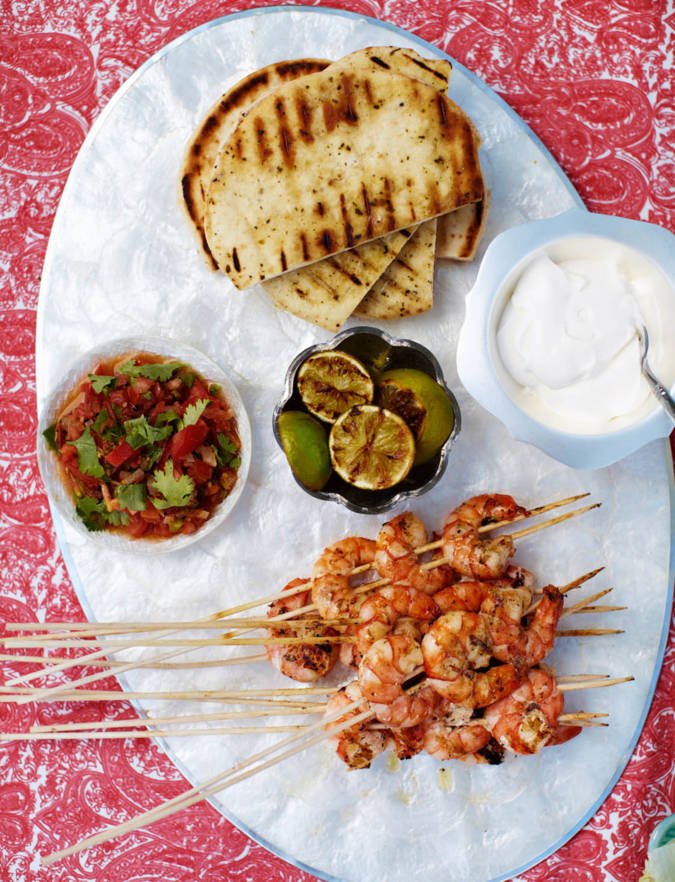Recipe: Tandoori prawn pockets with tomato salsa