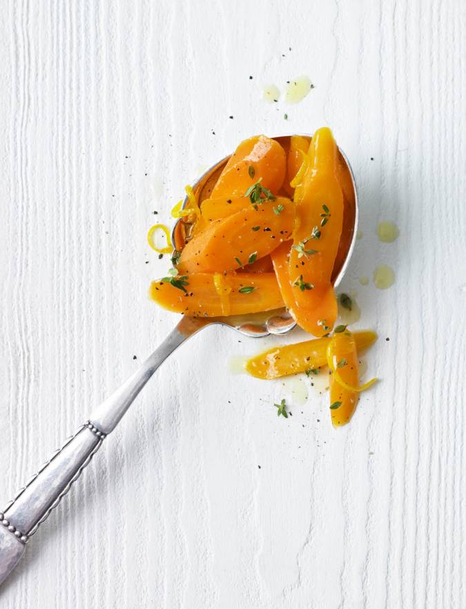 Recipe: Glazed carrots with orange and thyme