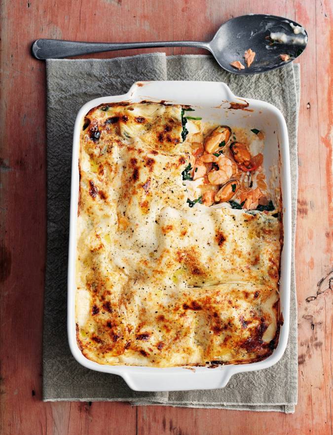 Luxury seafood lasagne | Sainsbury's Magazine