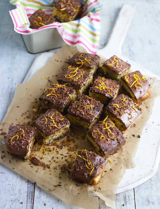 Recipe: Chocolate and orange traybake