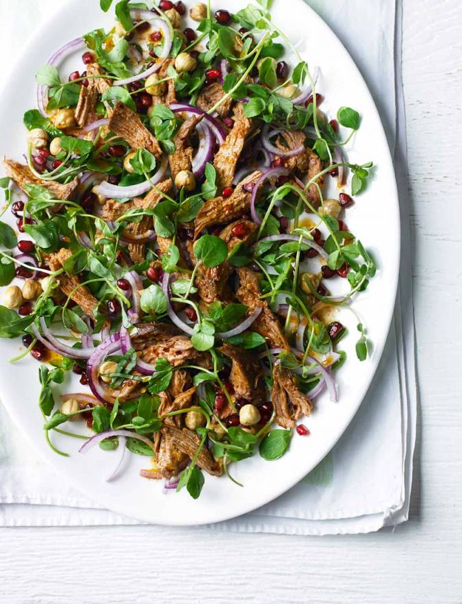 Shredded duck and watercress salad | Sainsbury's Magazine