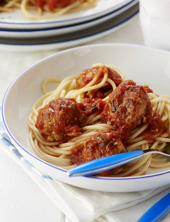 Recipe: Pork meatballs in a rich tomato sauce