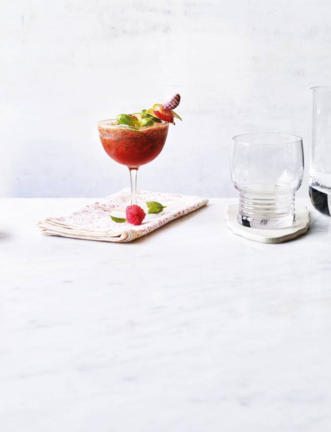 Recipe: Berry-basil frosty