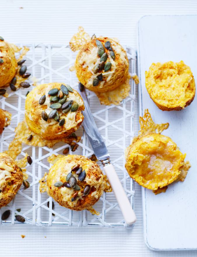 Recipe: Cheese-crusted butternut squash scones